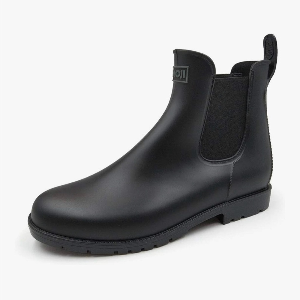 Black Chelsea Rain Boots Unisex